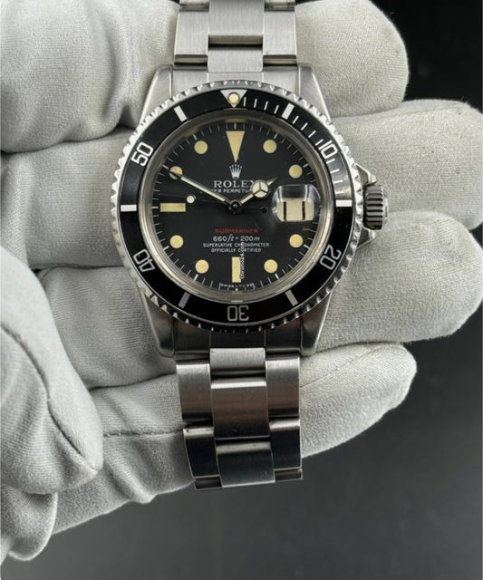 Rolex Submariner 40 mm Steel Black Automatic Watch 16610 W Series 1995